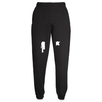 cow - Unisex Joggers - black - Front - AI Model Female 172 light (172cm)