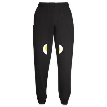 spiegeleier smile - Unisex Jogginghose - Schwarz - Vorne - AI Model Female 172 light (172cm)