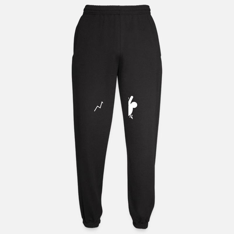 Falling prices (white) - Unisex Joggers - black