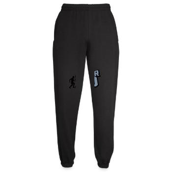 Ball Kicker Soccer Dad - Unisex Jogginghose - Schwarz - Vorne - AI Model Female 172 light (172cm)