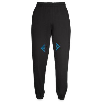 Date Mistakes Quote Logo - Unisex Joggers - black - Front - AI Model Female 172 light (172cm)