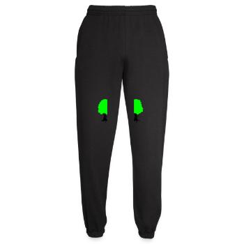 bäume - Unisex Jogginghose - Schwarz - Vorne - AI Model Female 172 light (172cm)