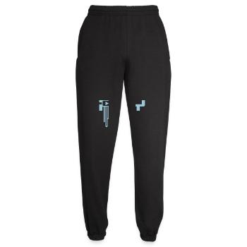 Party Play Schalter An Symbol Anschalten Graffiti - Unisex Jogginghose - Schwarz - Vorne - AI Model Female 172 light (172cm)