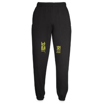 ich bin bauleiter - Unisex Jogginghose - Schwarz - Vorne - AI Model Female 172 light (172cm)