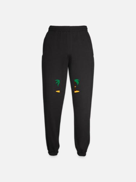 island_palms_and_hammock - Unisex Joggers - black