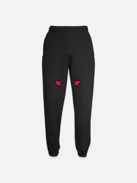 Herzen Symbol - Unisex Jogginghose - Schwarz