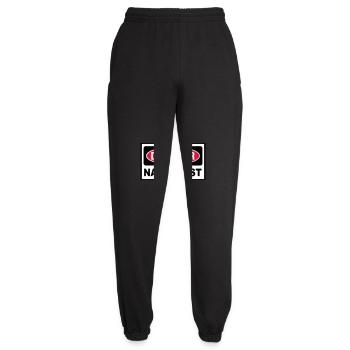 2541614 115188447 narcissist - Unisex Joggers - black - Front - AI Model Female 172 light (172cm)