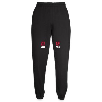 Catch me if you can - Fang mich - Unisex Jogginghose - Schwarz - Vorne - AI Model Female 172 light (172cm)