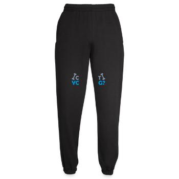 Caressez votre chien en disant - Pantalon de jogging unisexe - noir - Devant - AI Model Female 172 light (172cm)