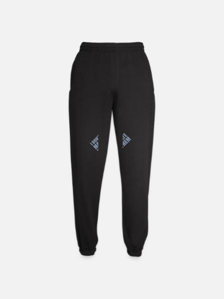 Date Mistakes Quote Logo - Unisex Joggers - black