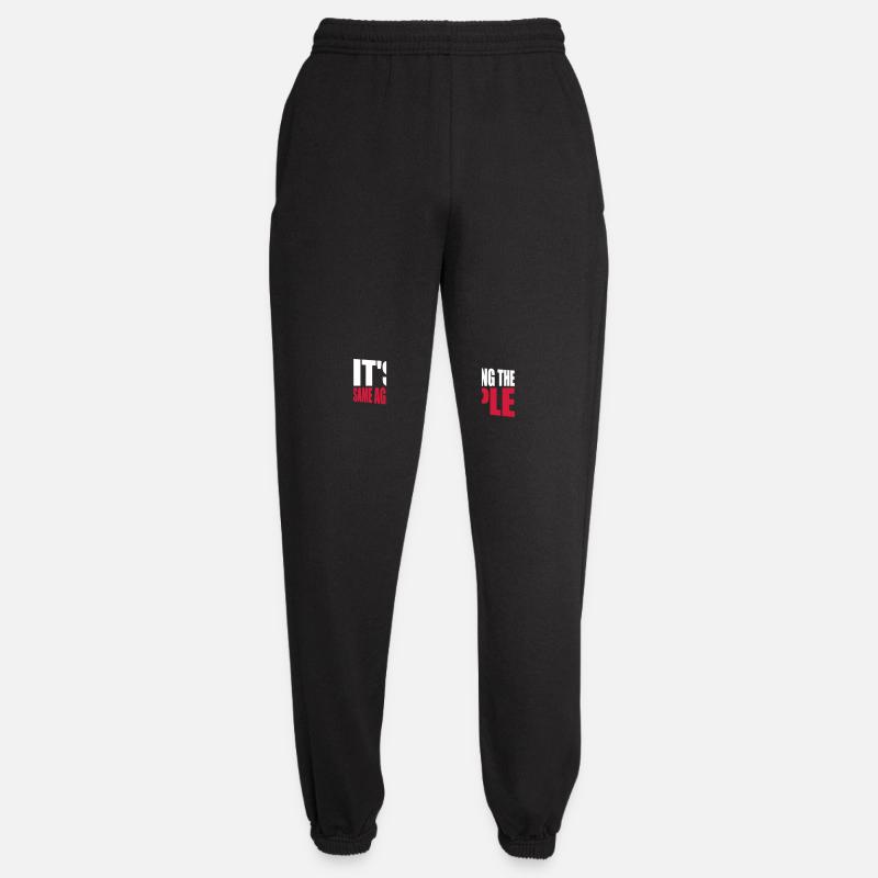 being old people age - Unisex Joggers - black