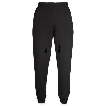 Sailboats 02 - Unisex Joggers - black - Front - AI Model Female 172 light (172cm)