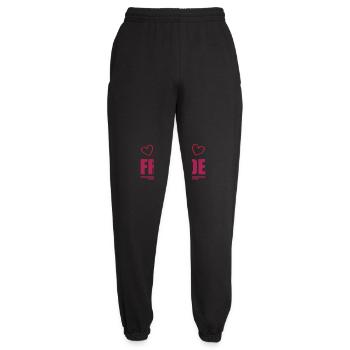 best friends - Unisex Joggers - black - Front - AI Model Female 172 light (172cm)