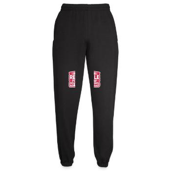 what I say quote - Unisex Joggers - black - Front - AI Model Female 172 light (172cm)