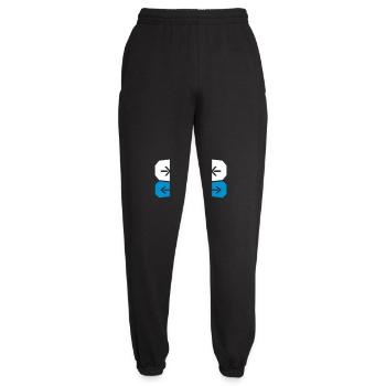 Inspirez expirez Yoga citation - Pantalon de jogging unisexe - noir - Devant - AI Model Female 172 light (172cm)