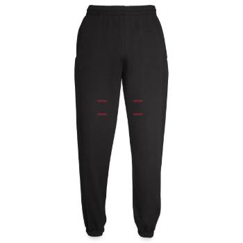 Line Symbol Dash - Unisex Joggers - black - Front - AI Model Female 172 light (172cm)