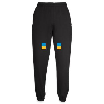 inhale exhale yoga Zitat - Unisex Jogginghose - Schwarz - Vorne - AI Model Female 172 light (172cm)