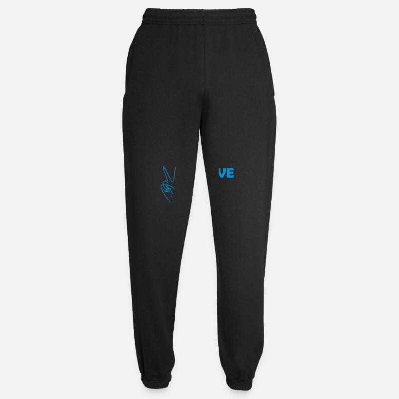 Einstellung Positive Vibes Only - Unisex Jogginghose - Schwarz