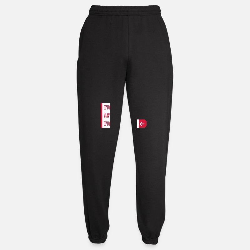 not antisocial anti stupid - Unisex Joggers - black