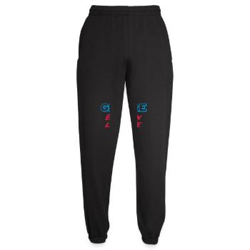 Limitierte Auflage GENDRE - Unisex Jogginghose - Schwarz - Vorne - AI Model Female 172 light (172cm)