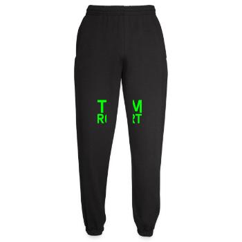 team robert leuchtgrün - Unisex Jogginghose - Schwarz - Vorne - AI Model Female 172 light (172cm)