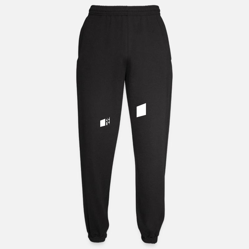 fearless Text Zitat Design - Unisex Jogginghose - Schwarz