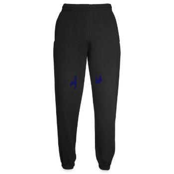 2 Penguins Bodybuilder Sunglasses Headphones Team - Unisex Joggers - black - Front - AI Model Female 172 light (172cm)