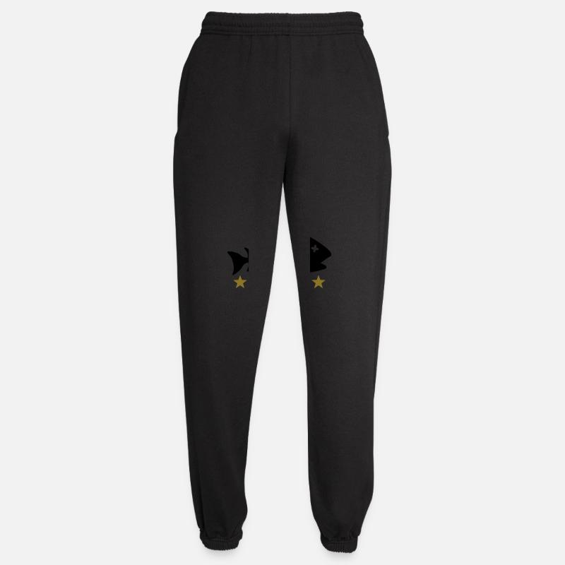 Fishing Fishbone Logo - Unisex Jogginghose - Schwarz