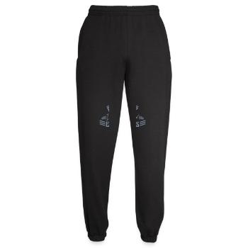 Exercise Extra Fries Zitat - Unisex Jogginghose - Schwarz - Vorne - AI Model Female 172 light (172cm)