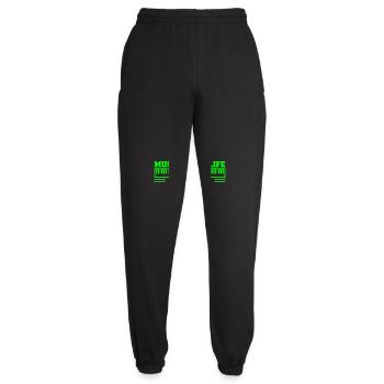 Music is my Life Piano Keys DJ Musical Instrument - Unisex Joggers - black - Front - AI Model Female 172 light (172cm)