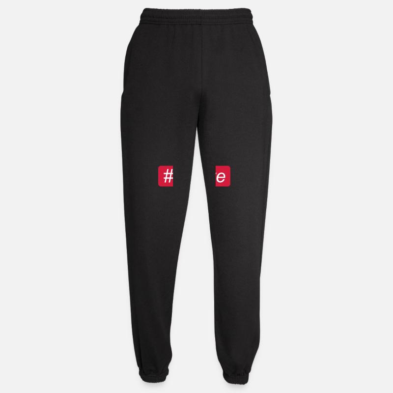verliebt - Unisex Jogginghose - Schwarz