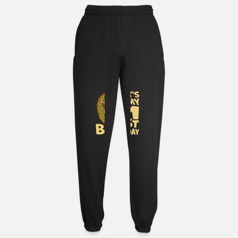 Igel 1st birthday dabbing - Unisex Jogginghose - Schwarz