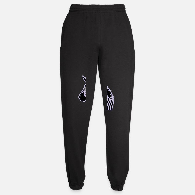 zebra - Unisex Joggers - black