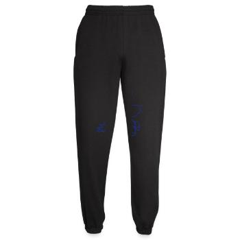 Licorne monte rapide galop mignon cheval de dessin animé - Pantalon de jogging unisexe - noir - Devant - AI Model Female 172 light (172cm)