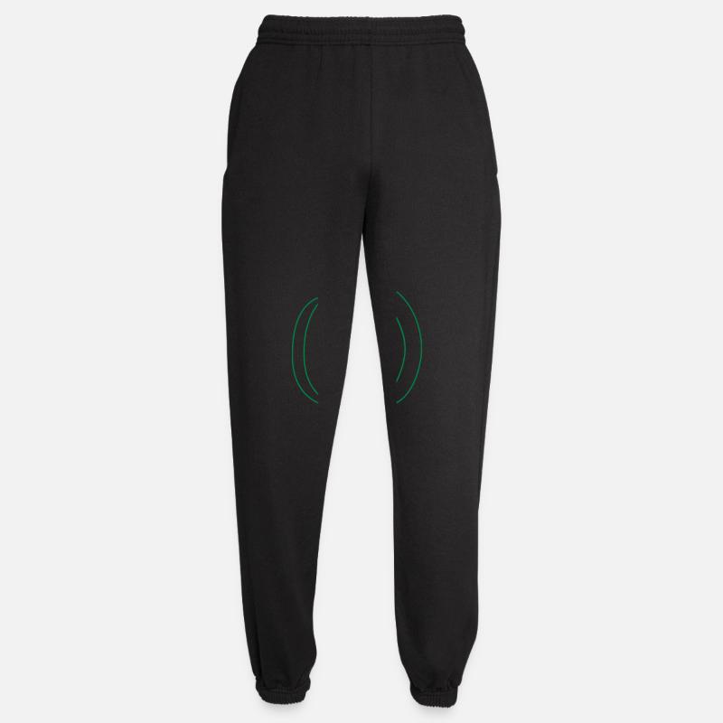 Runder runder Kürbis - Unisex Jogginghose - Schwarz