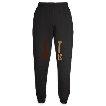 La merde arrive malchance - Pantalon de jogging unisexe - noir - Devant - AI Model Female 172 light (172cm)
