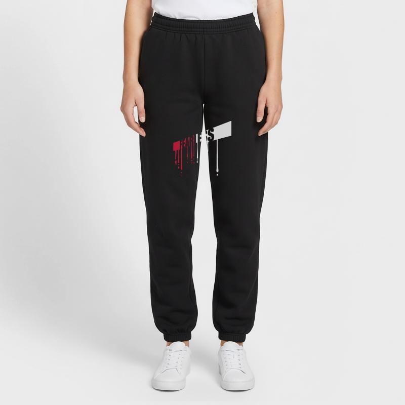 Conception de citation de texte intrépide Pantalon de jogging unisexe
