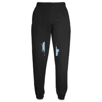 Blobs Crown - Unisex Joggers - black - Front - AI Model Female 172 light (172cm)