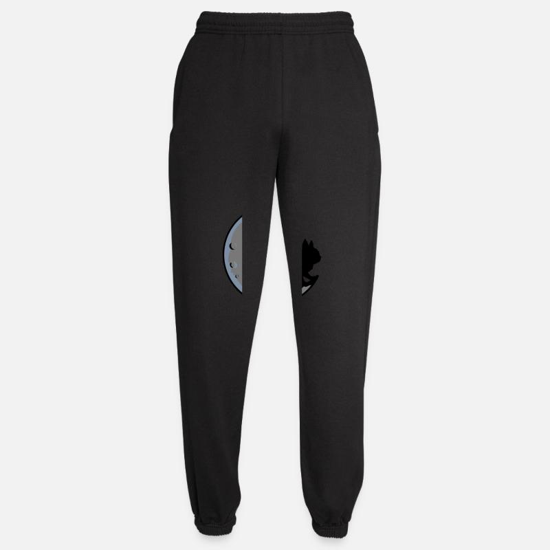 Sickle Moon Black Cat - Unisex Joggers - black