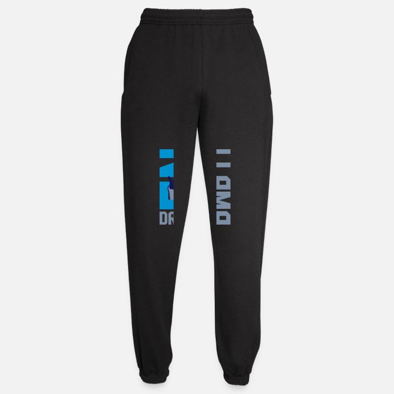No Drama Llama Quote - Unisex Joggers - black