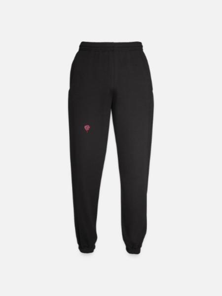 Hot Air Balloon Embroidered - Unisex Joggers - black