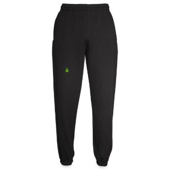 Birne bestickt - Unisex Jogginghose - Schwarz - Vorne - AI Model Female 172 light (172cm)