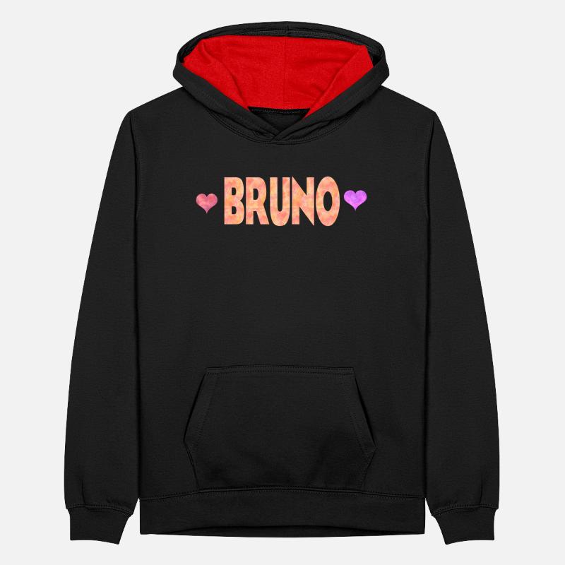 Bruno Sweat à capuche contrasté Ado