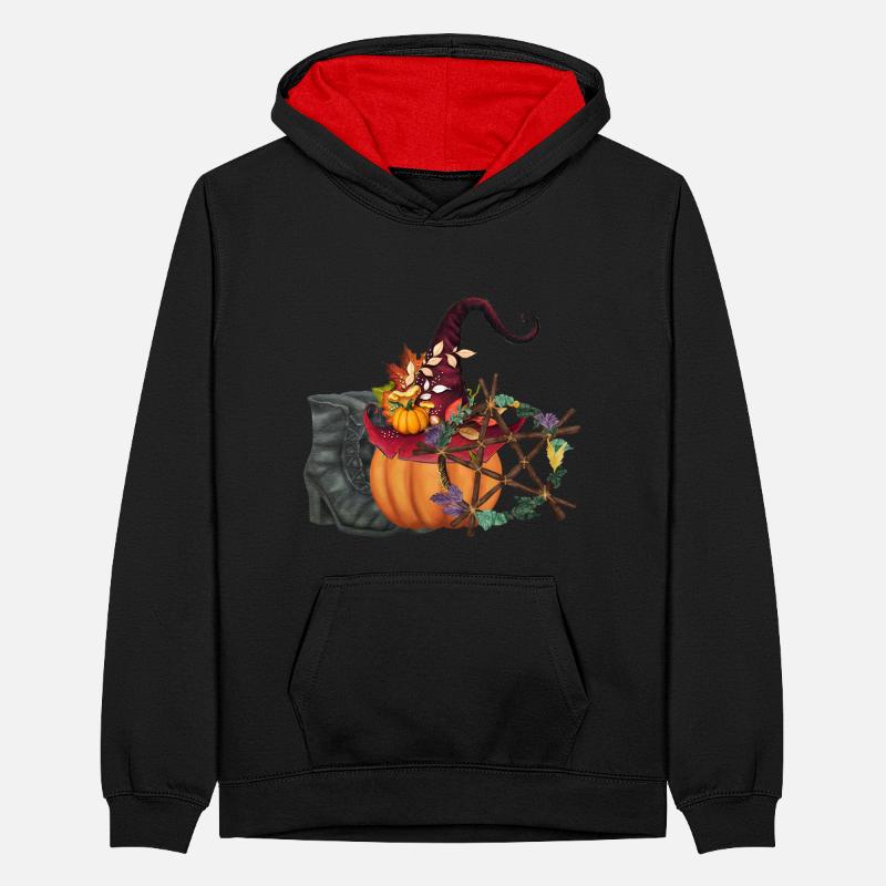 Wicca workshop Teenager Contrast Hoodie