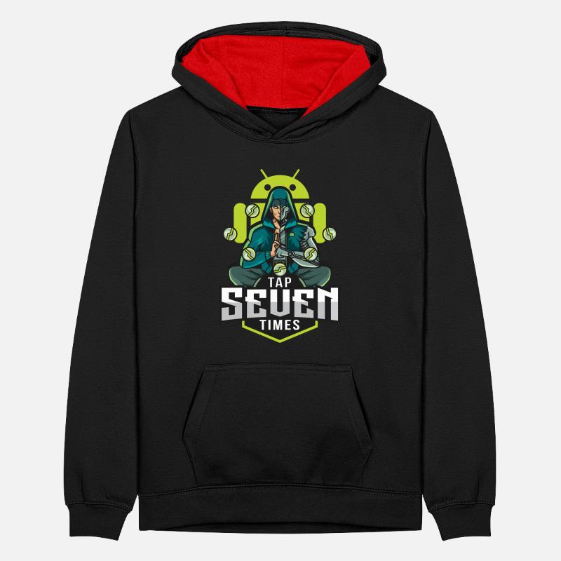 Android developer mode Teenager Contrast Hoodie