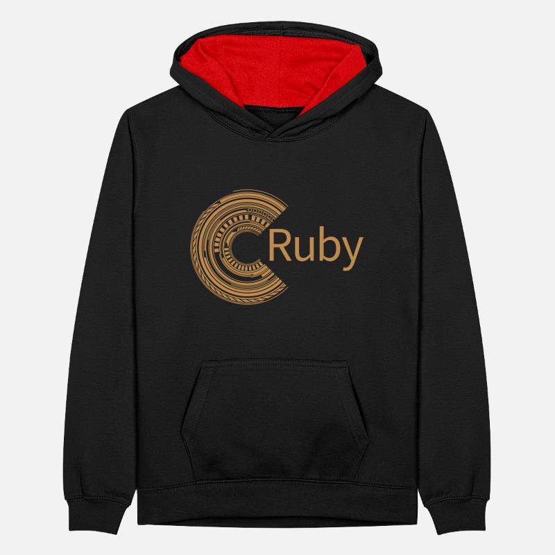 For Ruby Teenager Contrast Hoodie