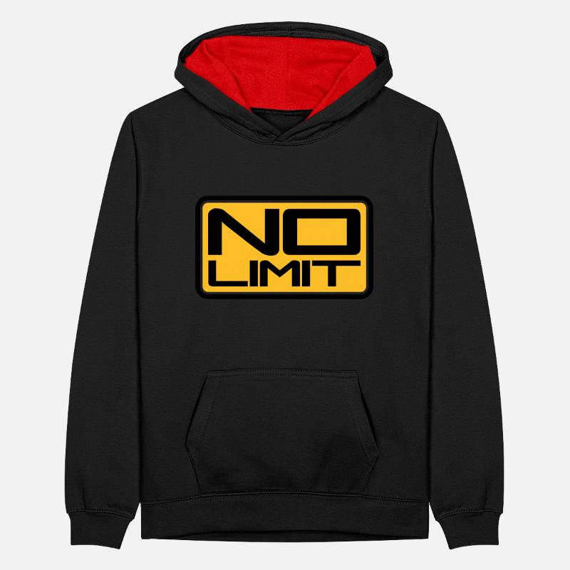 No Limit Shield Sweat à capuche contrasté Ado