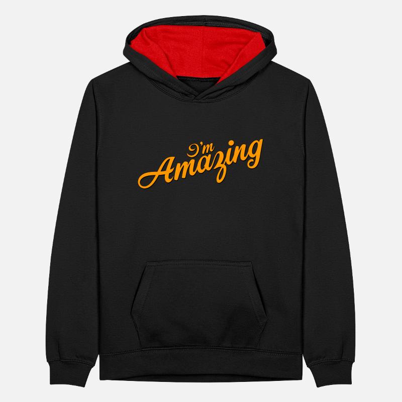 Soy increíble Sudadera con capucha para adolescentes