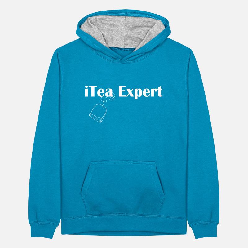 Logiciel de codage expert iTea Sweat à capuche contrasté Ado