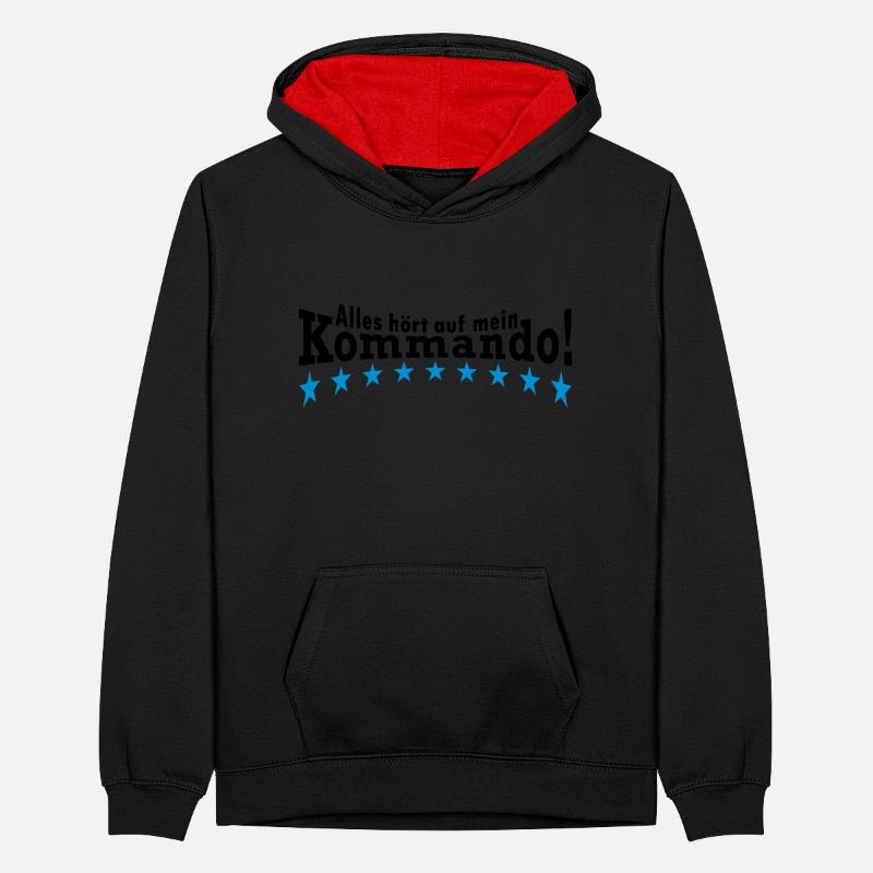 Commande Sweat à capuche contrasté Ado